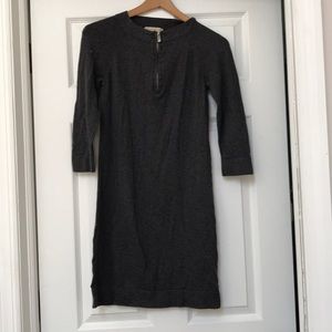 Michael Kors grey knit sweater dress